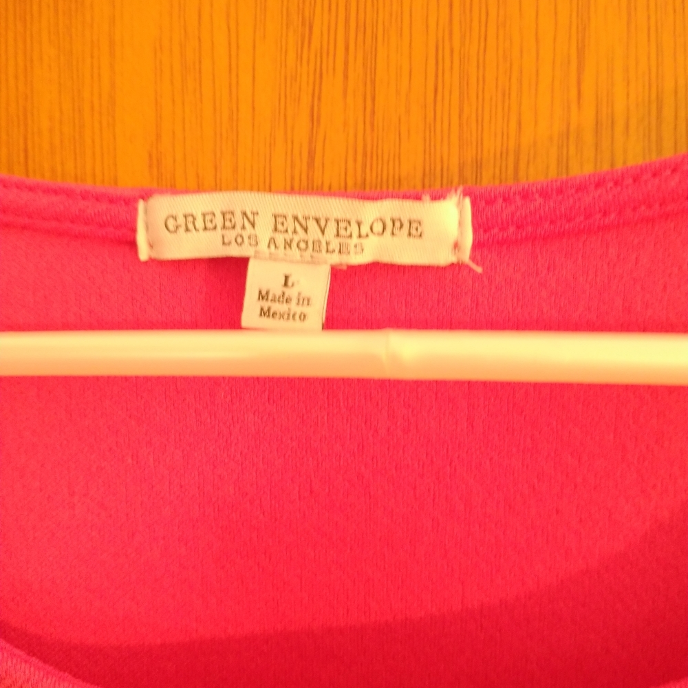 Pink Ruffled Sleeve - Picture 2 of 2